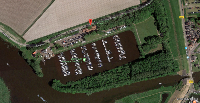 Haven Hunzegat Luchtfoto