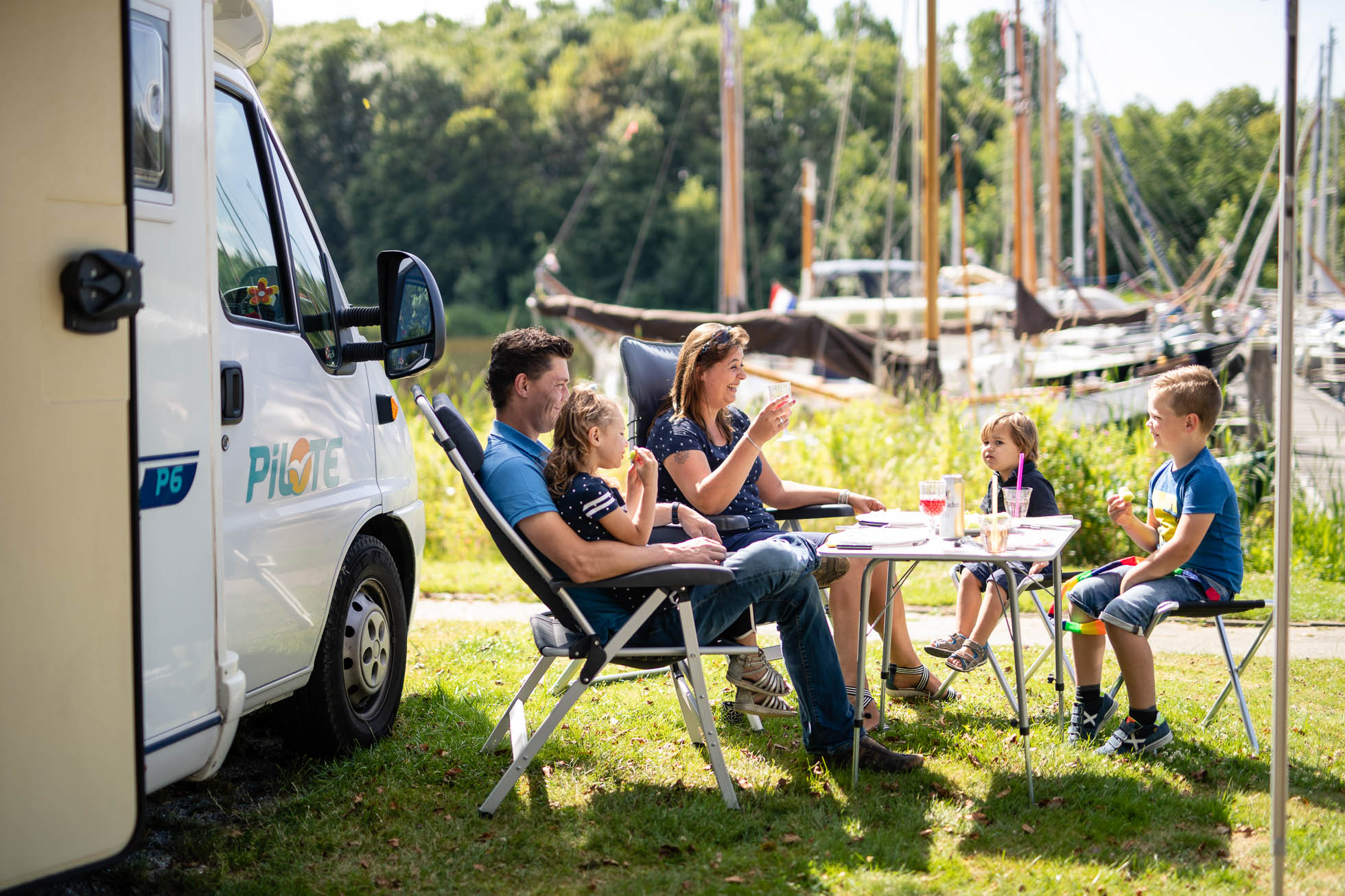 haven hunzegat camperen